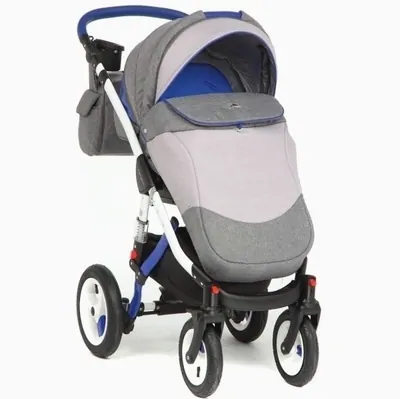 Коляска Adamex Aspena Rainbow, цвет Indigo