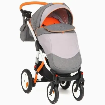 Коляска Adamex Aspena Rainbow, цвет Orange