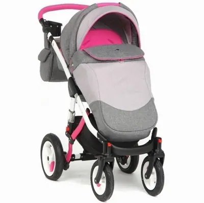 Коляска Adamex Aspena Rainbow, цвет Pink