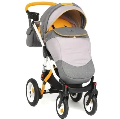 Коляска Adamex Aspena Rainbow, цвет Yellow
