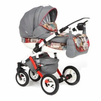 Коляска Adamex Barletta World Collection 2 в 1, цвет British Design