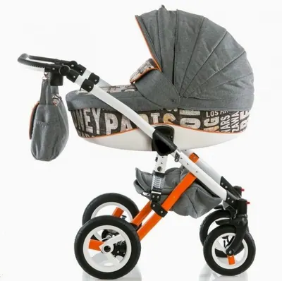 Коляска Adamex Barletta World Collection 2 в 1, цвет City grey