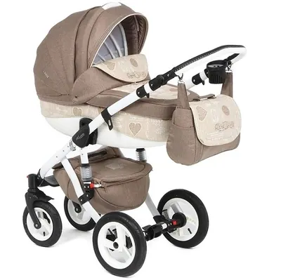 Коляска Adamex Barletta World Collection 2 в 1, цвет de9bc94f-a120-11e7-9d9b-4aad34b7c28f