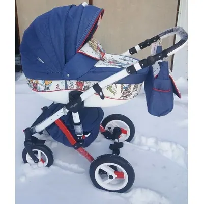 Коляска Adamex Barletta World Collection 2 в 1, цвет GIRLS R+B