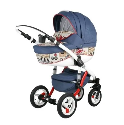 Коляска Adamex Barletta World Collection 2 в 1, цвет London