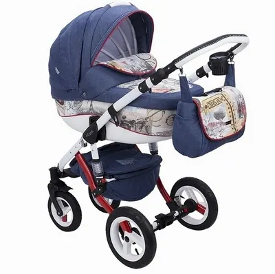Коляска Adamex Barletta World Collection 2 в 1, цвет Moscow