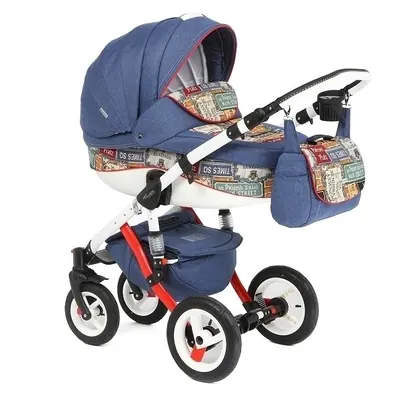 Коляска Adamex Barletta World Collection 2 в 1, цвет Streets
