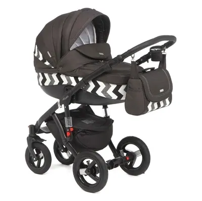 Коляска Adamex Barletta World Collection 2 в 1, цвет Zig-Zag Black