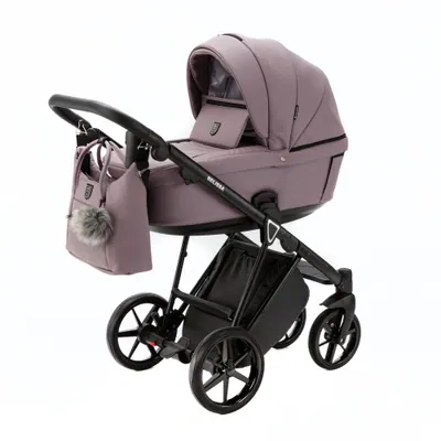 Коляска Adamex Belissa Deluxe 2 в 1, цвет SA-14 (пыльно-лиловый)
