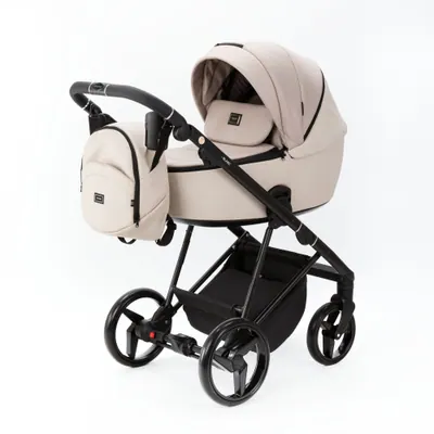 Коляска Adamex Blanc Lux 2 в 1, цвет PS-18 (песочно-бежевый)