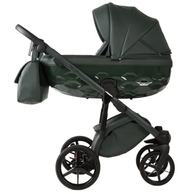 Коляска Adamex Chantal Pro Natura 2 в 1, цвет CN-12-FOREST (тёмно-зелёный хвойный)