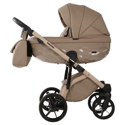 Коляска Adamex Chantal Pro Natura 2 в 1, цвет CN-4-CAPPUCCINO (кофе с молоком)