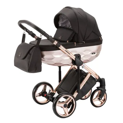 Коляска Adamex Chantal Star 2 в 1, цвет Star5 (графитовый с перламутром)