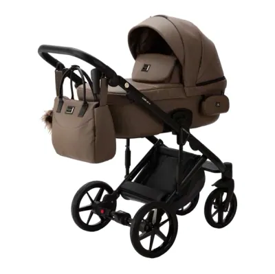 Коляска Adamex Lumi Deluxe 2 в 1, цвет L-SA9 (тёплый кофейный мокко)