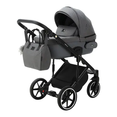 Коляска Adamex Lumi Lux 2 в 1, цвет LUMI LUX PS-108 (серый меланж)