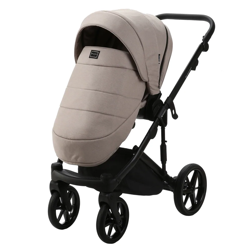 Коляска Adamex Lumi Lux 2 в 1, цвет LUMI LUX PS-16 (песочный с мокко) — фото 6