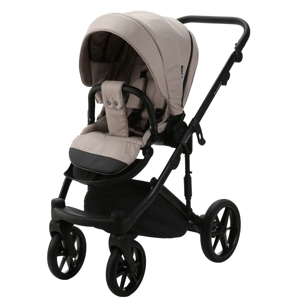 Коляска Adamex Lumi Lux 2 в 1, цвет LUMI LUX PS-16 (песочный с мокко) — фото 7