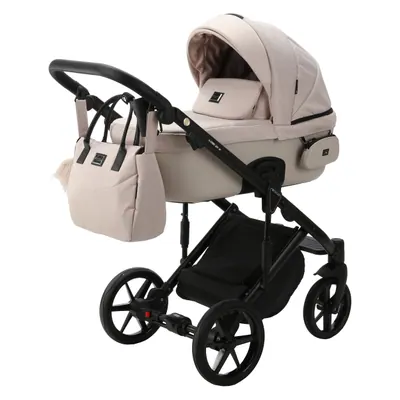 Коляска Adamex Lumi Lux 2 в 1, цвет LUMI LUX PS-33 (кремово-бежевый)
