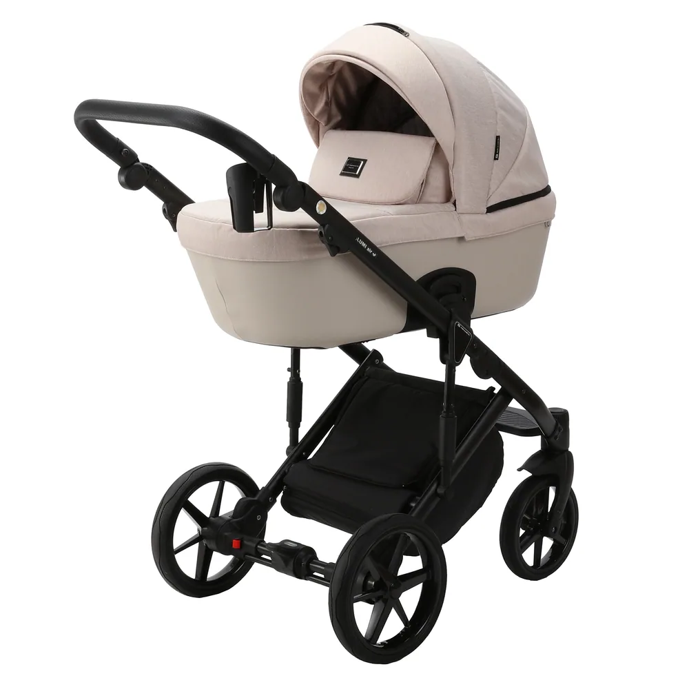 Коляска Adamex Lumi Lux 2 в 1, цвет LUMI LUX PS-33 (кремово-бежевый) — фото 2