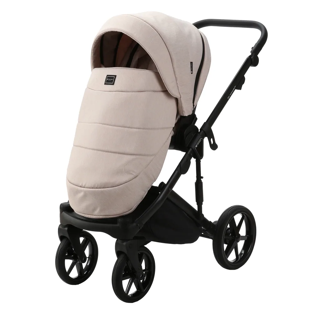 Коляска Adamex Lumi Lux 2 в 1, цвет LUMI LUX PS-33 (кремово-бежевый) — фото 5
