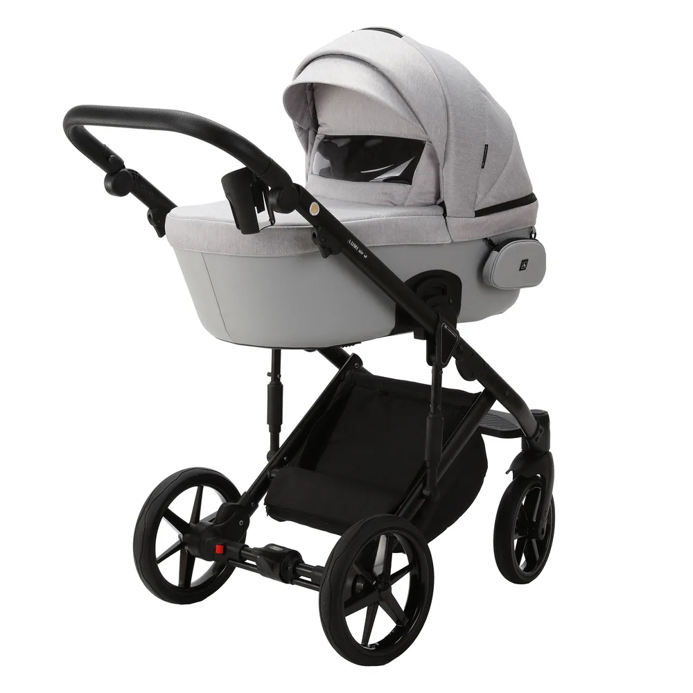 Коляска Adamex Lumi Lux 3 в 1, цвет LUMI LUX PS-46 (светло-серый меланж) — фото 3