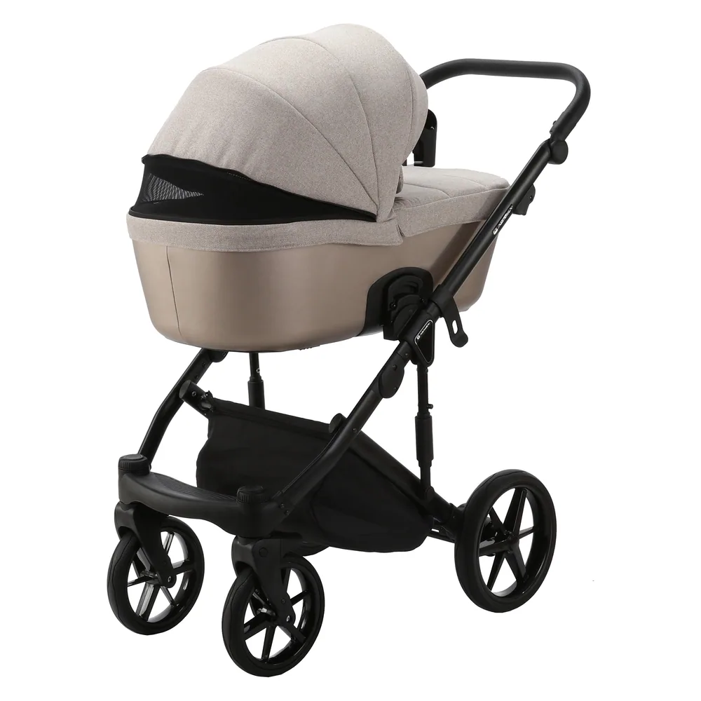 Коляска Adamex Lumi Lux 2 в 1, цвет LUMI LUX PS-71 (песочно-бежевый с мокко) — фото 4