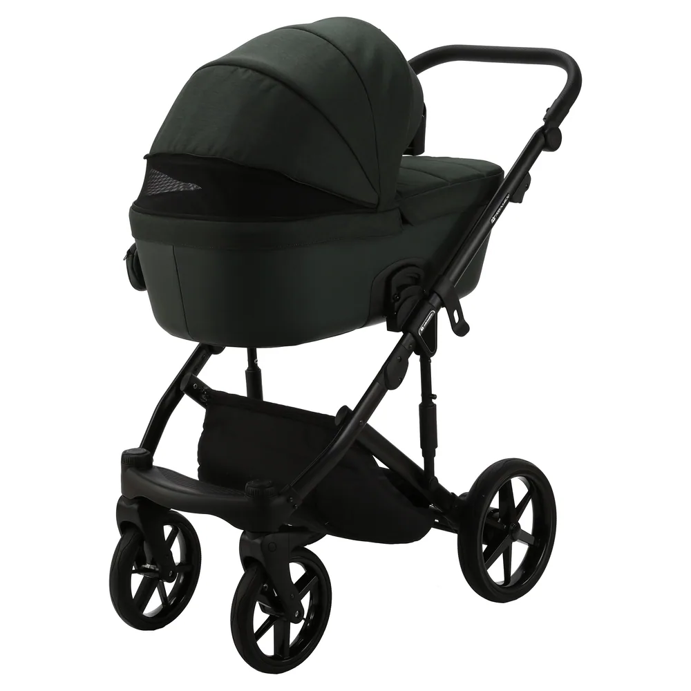 Коляска Adamex Lumi Lux 2 в 1, цвет LUMI LUX PS-98 (тёмно-зелёный хвойный) — фото 4