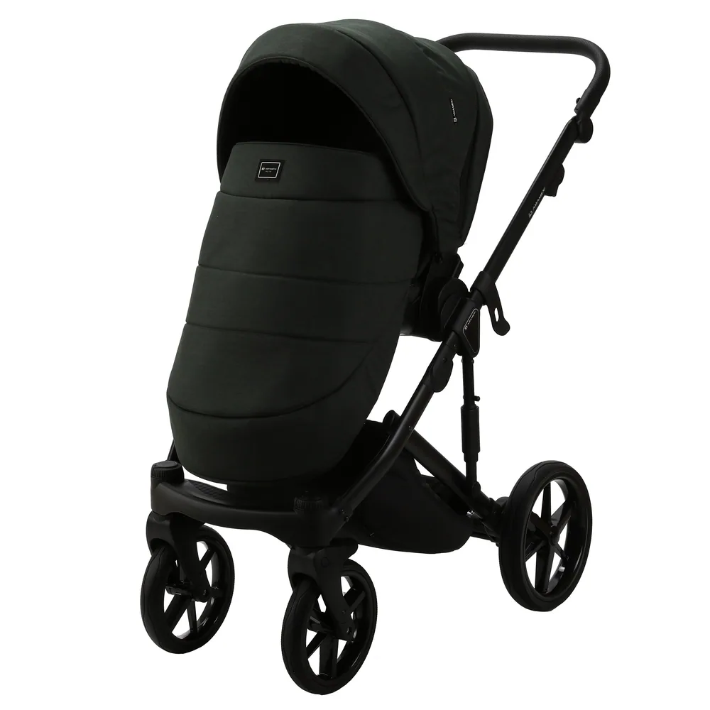 Коляска Adamex Lumi Lux 2 в 1, цвет LUMI LUX PS-98 (тёмно-зелёный хвойный) — фото 5