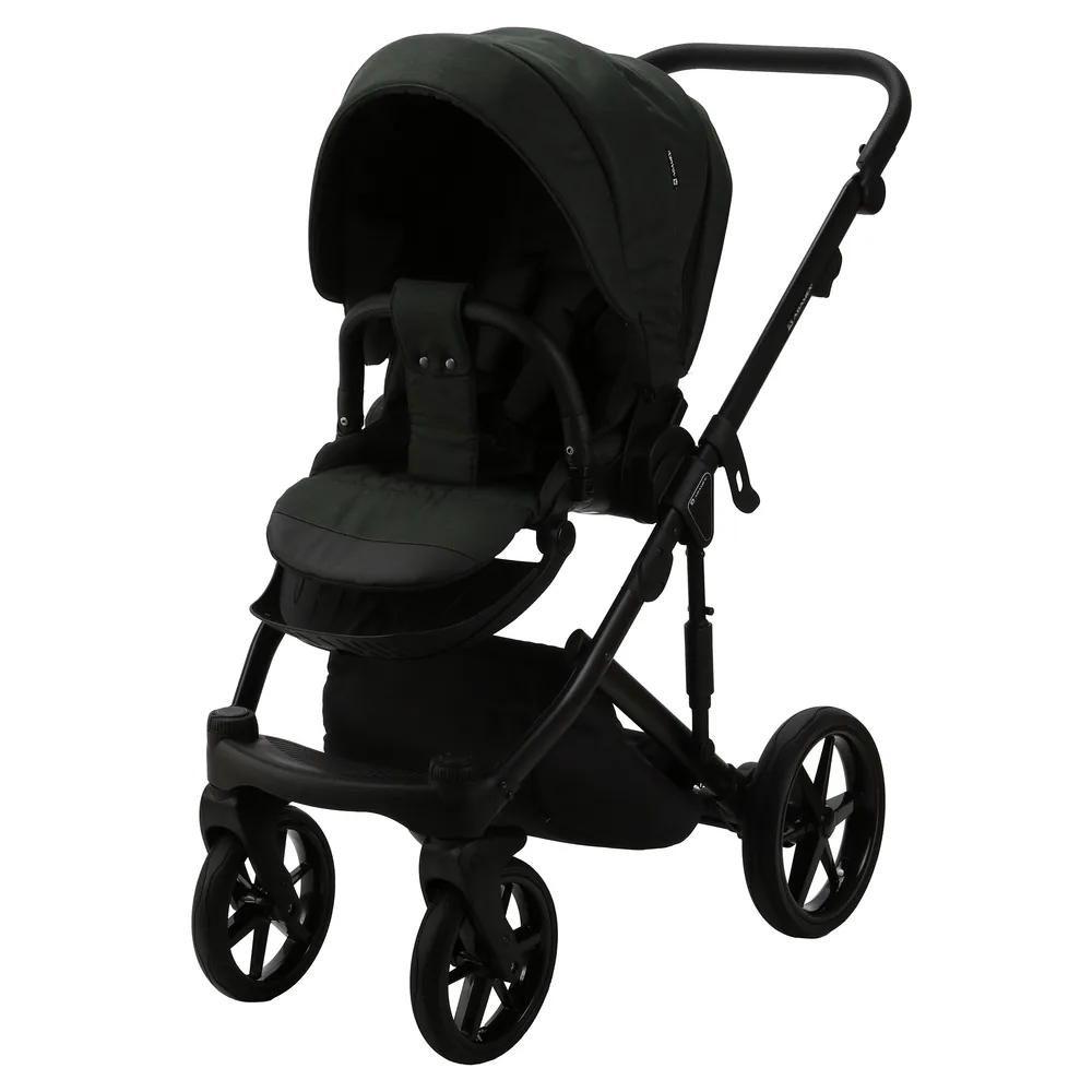 Коляска Adamex Lumi Lux 2 в 1, цвет LUMI LUX PS-98 (тёмно-зелёный хвойный) — фото 6
