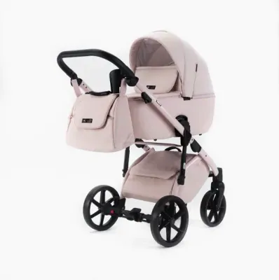 Коляска Adamex Nola Natura 2 в 1, цвет N-2-ROSE (нежно-розовый пудровый)