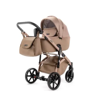 Коляска Adamex Nola Natura 2 в 1, цвет N-5-CAMEL (карамельно-песочный кэмел)