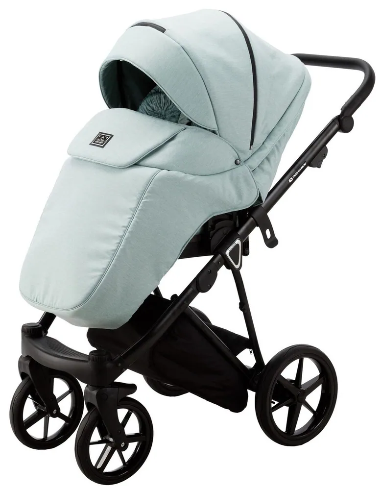 Коляска Adamex Porto 2 в 1, цвет мятно-полынный меланж — фото 2