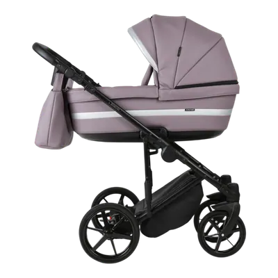 Коляска Adamex Rimini Deluxe 2 в 1, цвет RI225A (пыльно-лиловый)