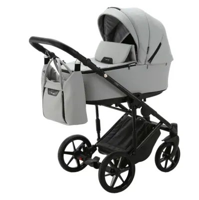 Коляска Adamex Zico Deluxe 2 в 1, цвет Z-SA20 (светло-серый матовый)