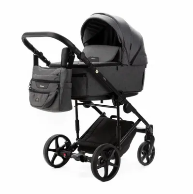 Коляска Adamex Zico 2 в 1, цвет Z-TK57 (графитовый меланж)