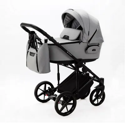 Коляска Adamex Zico 2 в 1, цвет ZICO TK-83 (светло-серый меланж)